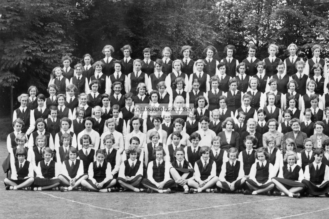 "St Mary & St Anne, Abbots Bromley 1954" stock image