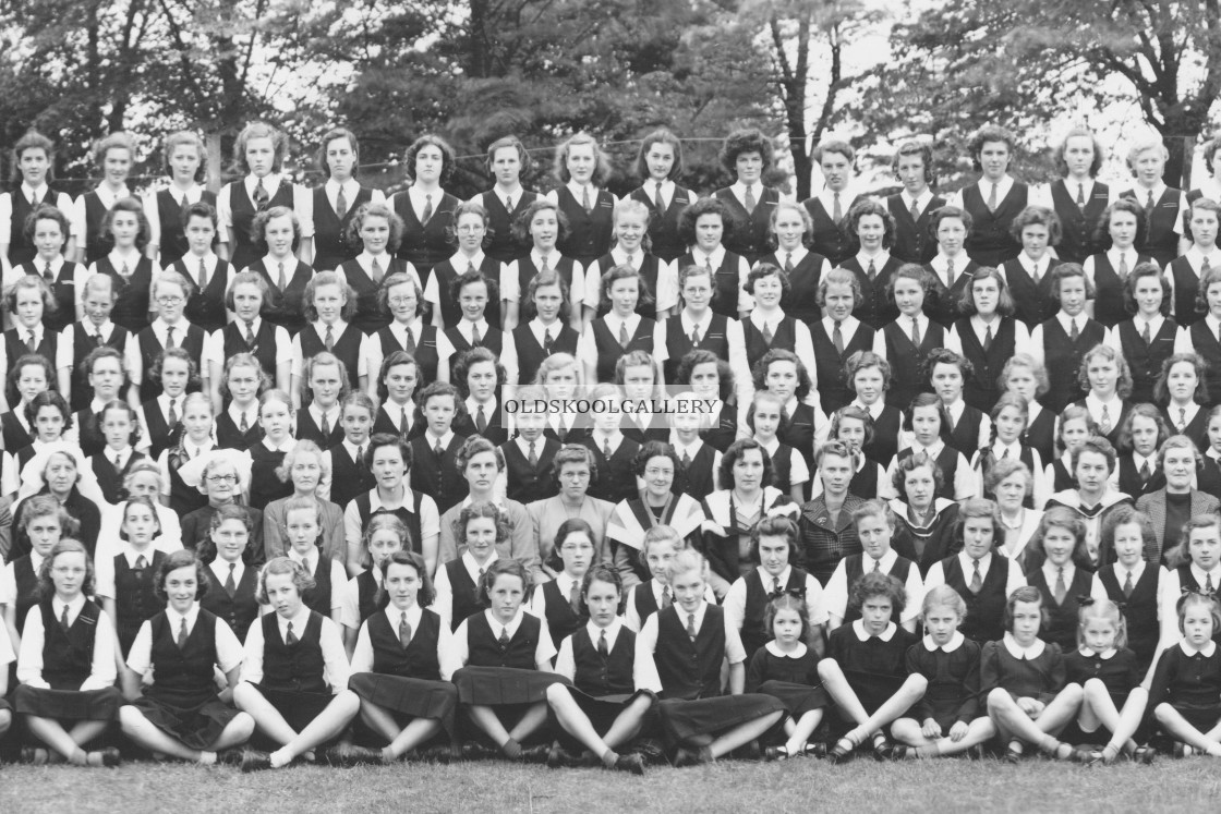 "St Mary & St Anne - Abbots Bromley (1946)" stock image