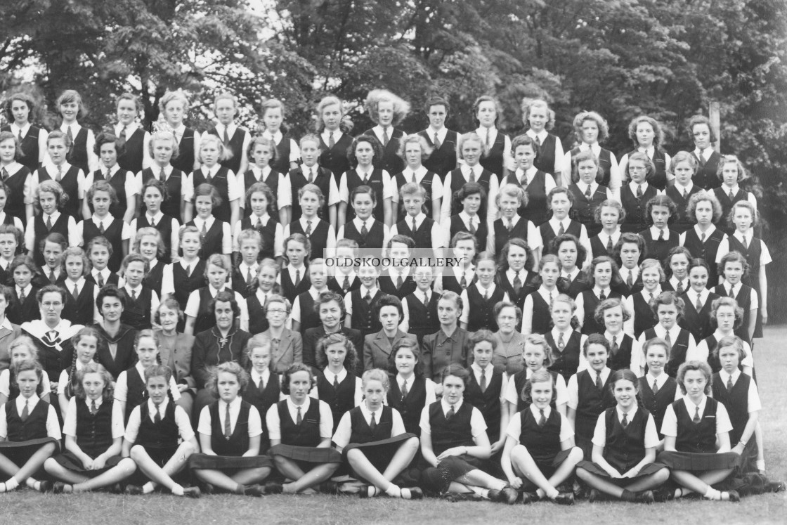 "St Mary & St Anne - Abbots Bromley (1946)" stock image