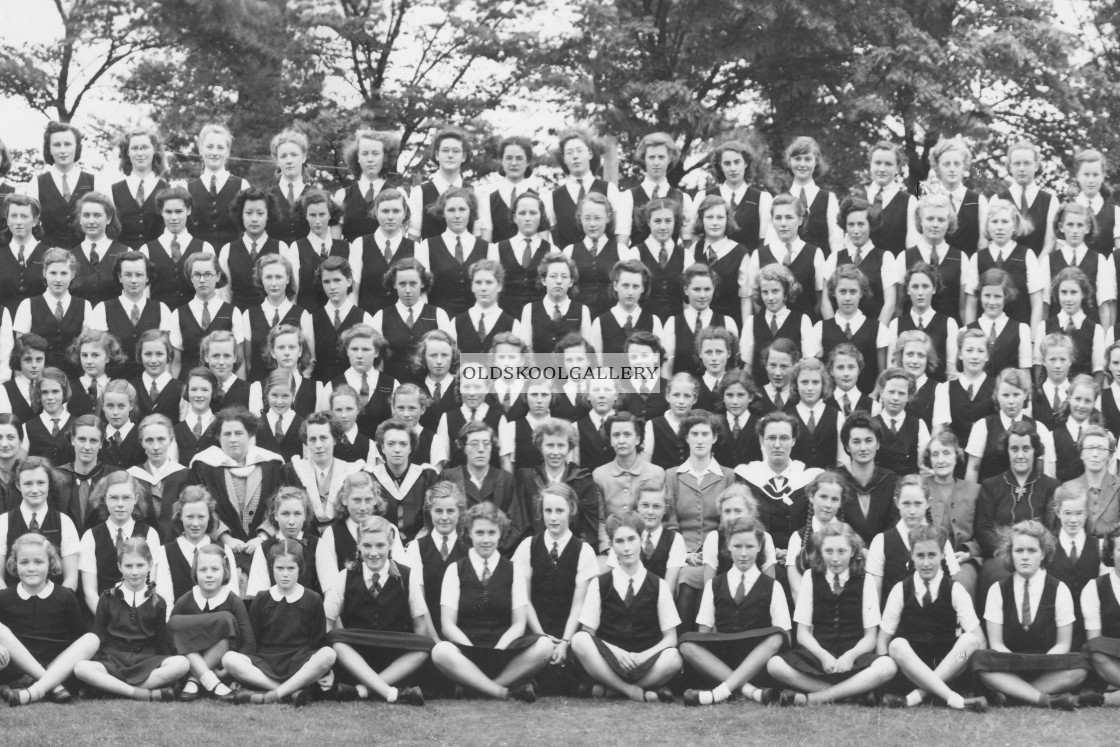 "St Mary & St Anne - Abbots Bromley (1946)" stock image