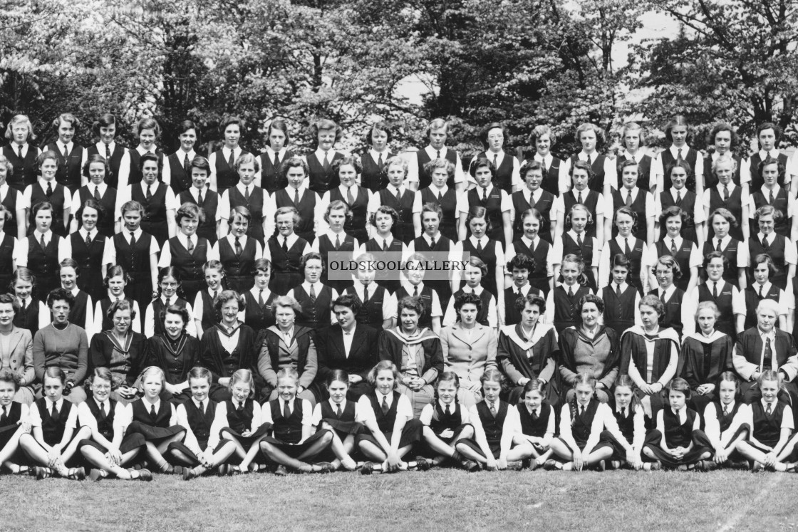 "St Mary & St Anne - Abbots Bromley (1950)" stock image