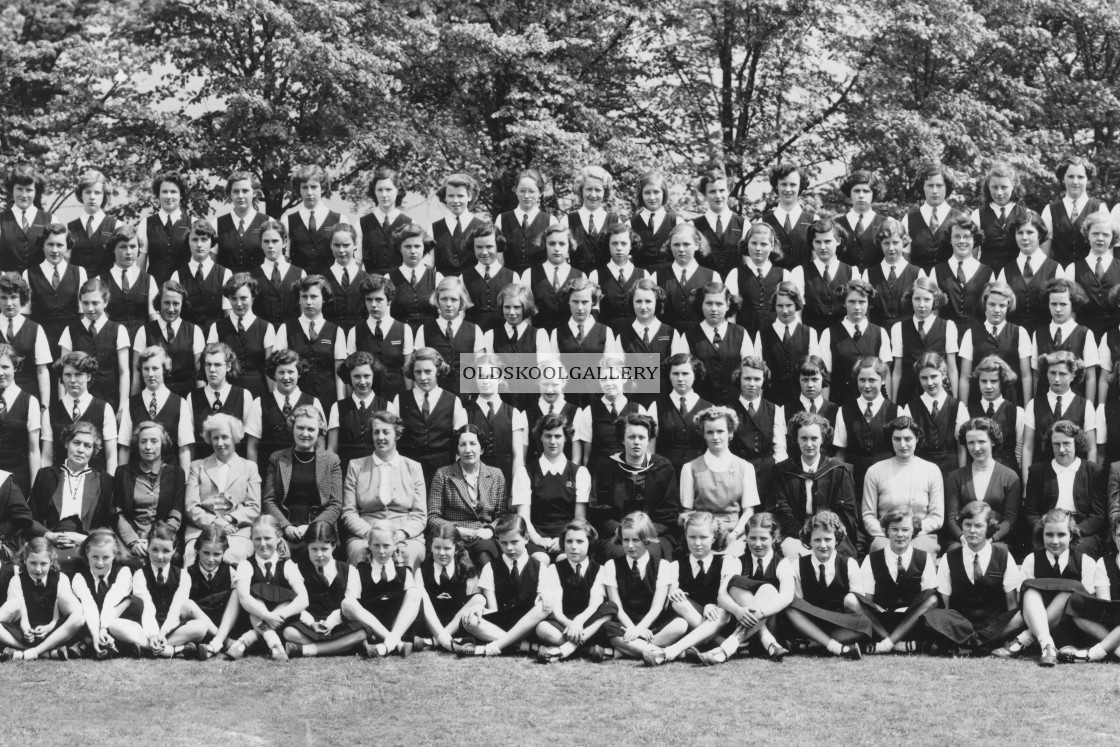 "St Mary & St Anne - Abbots Bromley (1950)" stock image