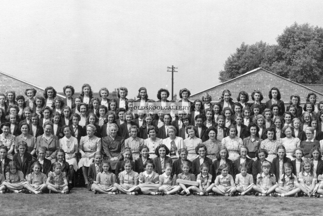 "County School - Peterborough (1946)" stock image