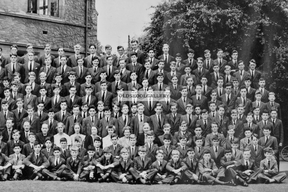 "Oundle School - July 1946 - Print E" stock image