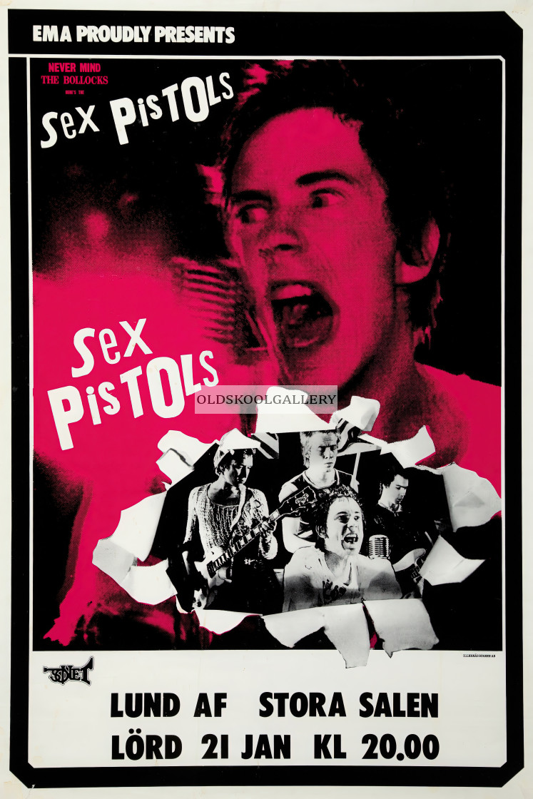 "Sex Pistols - Lund, Stockholm - 21st January 1978 (Cancelled Gig)" stock image