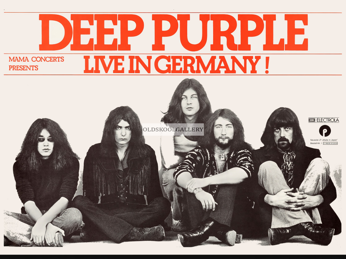 "Deep Purple - German Tour 1973" stock image