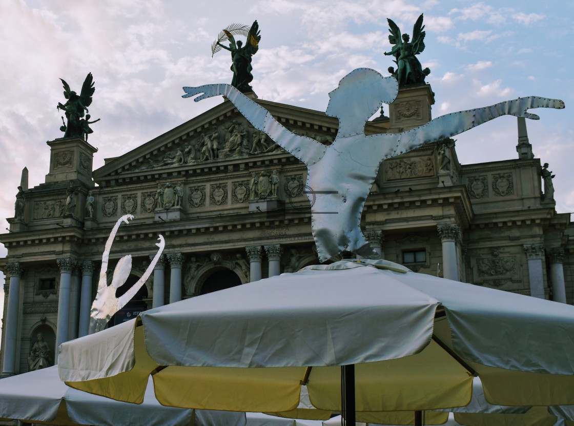 "Lwów / Lviv Opera" stock image