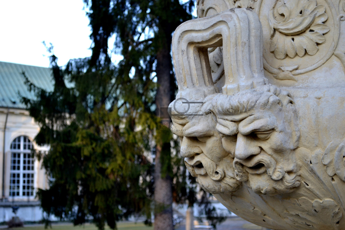 "Random Sculpture, Łazienki Park / Royal Baths Park" stock image