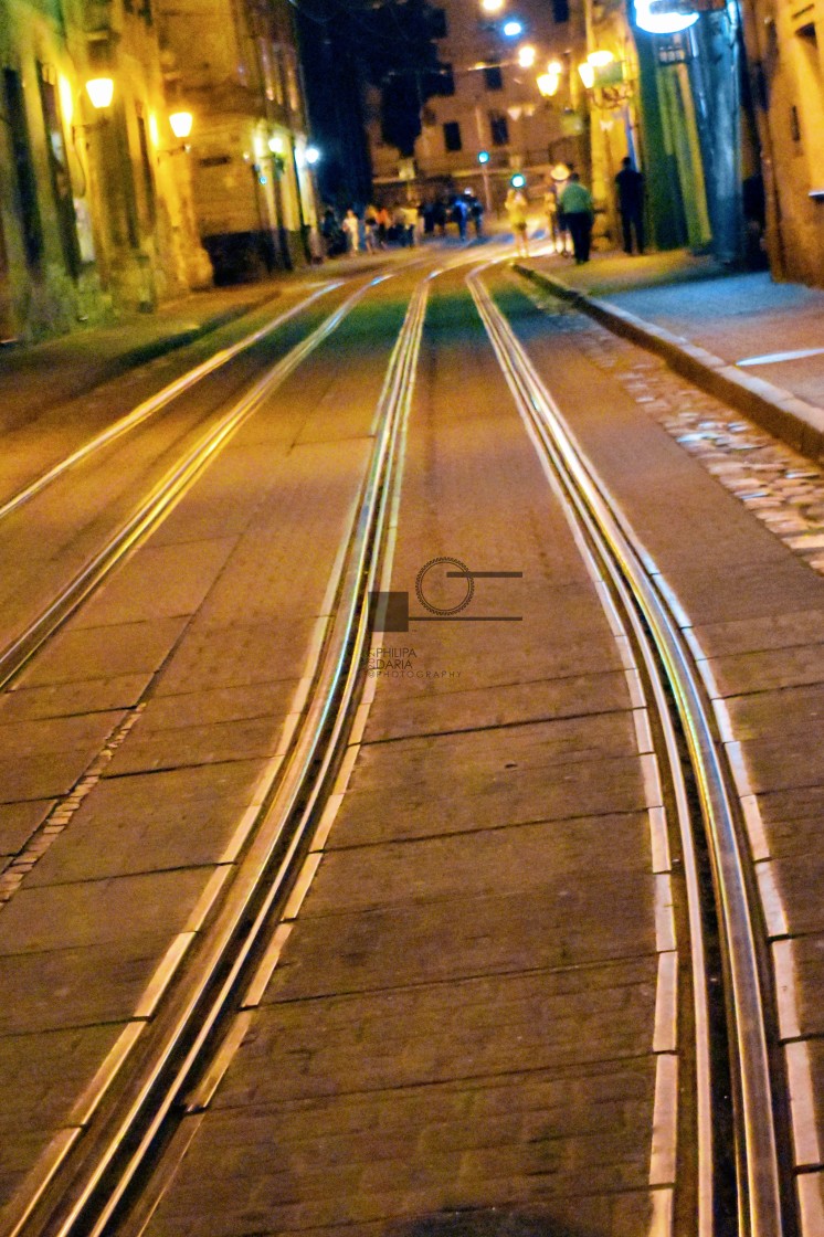 "Lwow Lviv at night" stock image