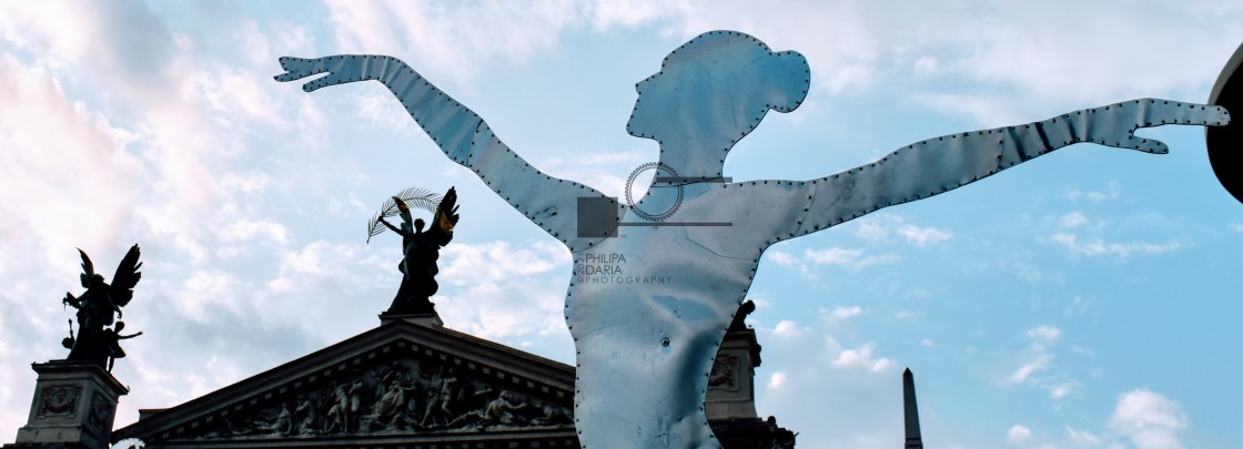 "Lwow Lviv opera and ballet" stock image