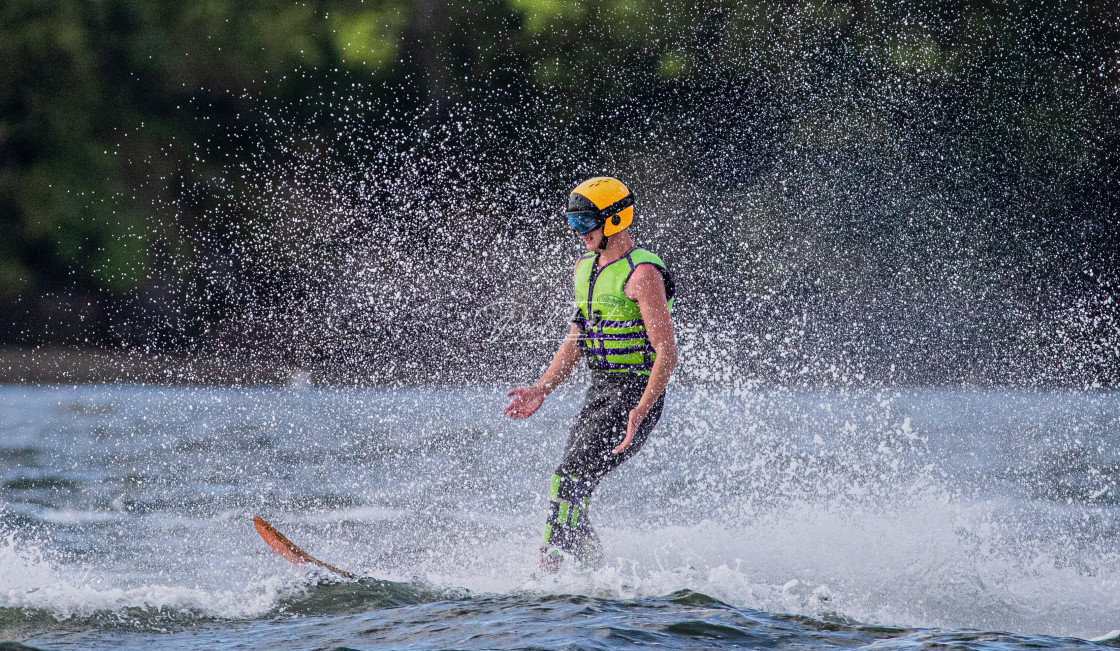 "British Waterski Racing SALTASH Cornwall" stock image