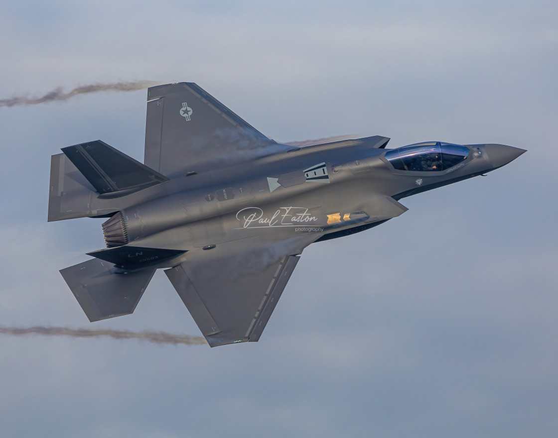 "F35A Lightning II at RAF Lakenheath" stock image