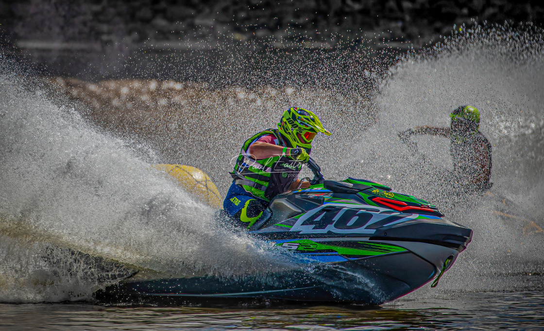 "UK Jet Ski Racing" stock image