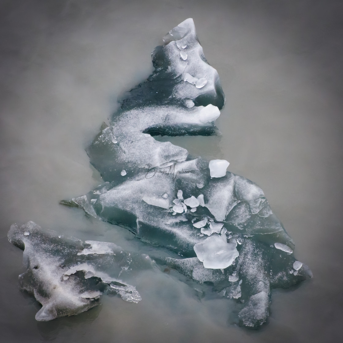 "Floating Ice" stock image