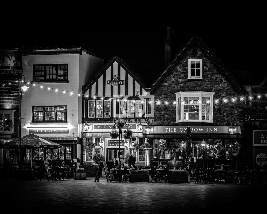 "The Ox Row Inn" stock image