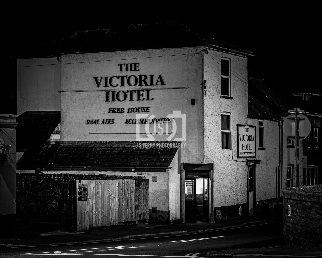 "The Victoria Hotel" stock image