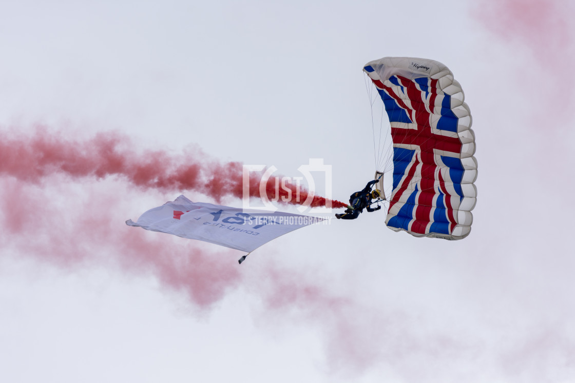 "The Tigers Parachute Display Team" stock image