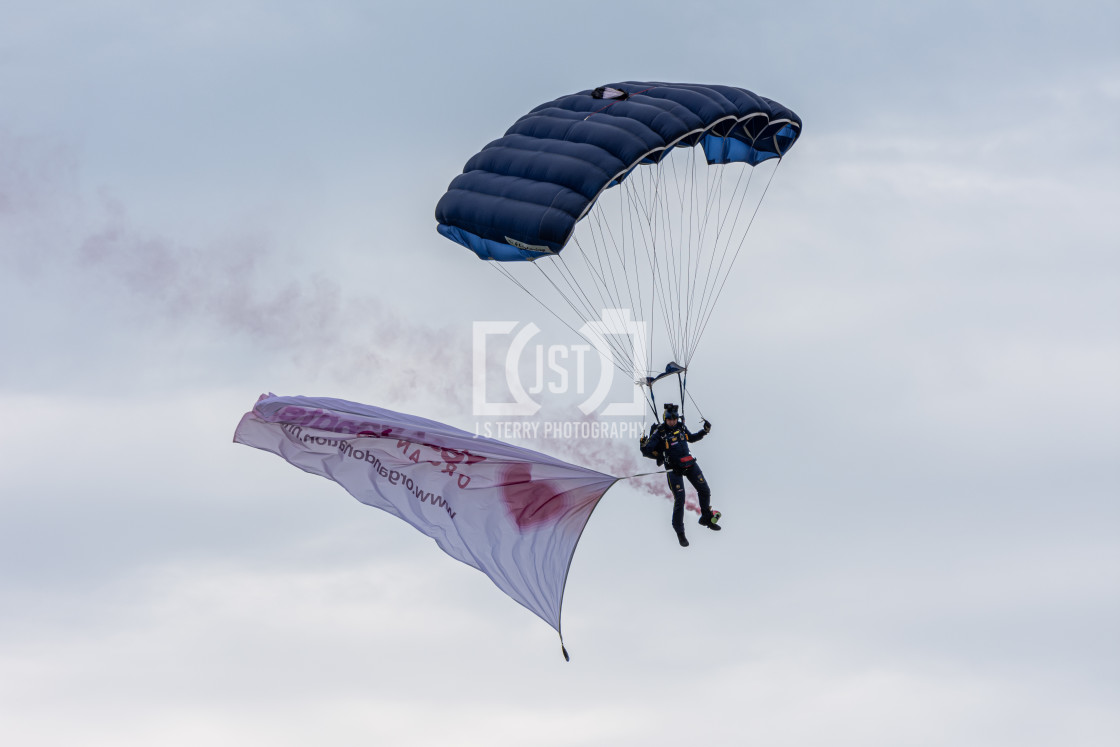 "The Tigers Parachute Display Team" stock image