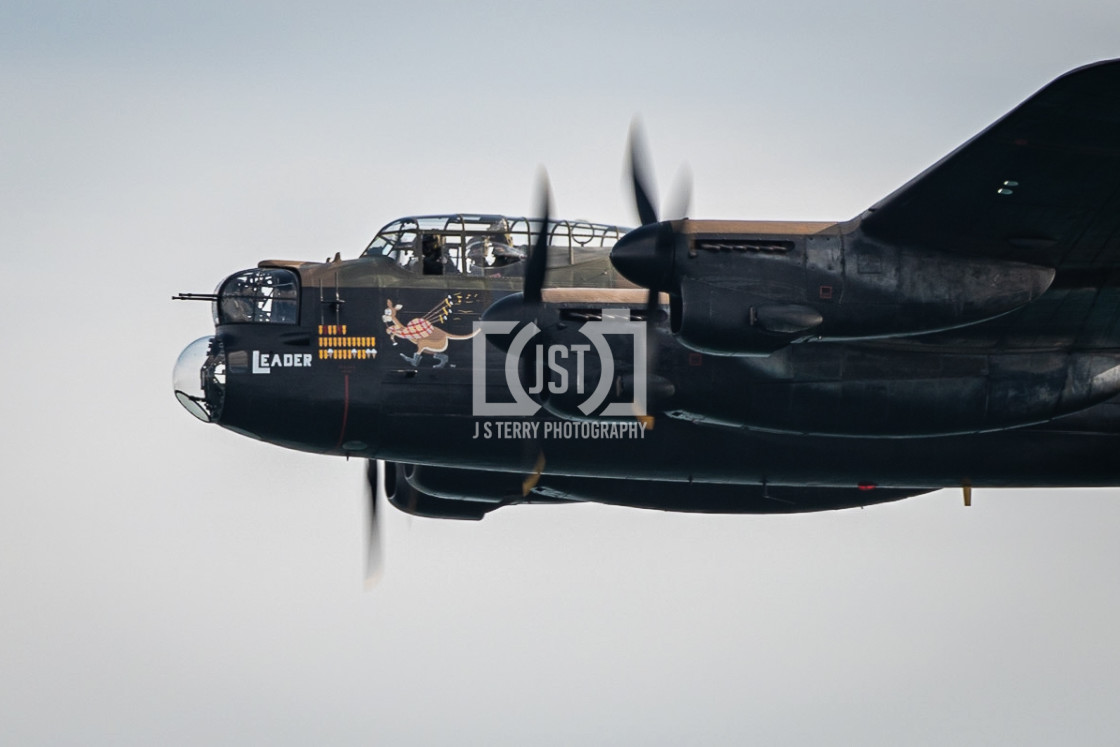 "BBMF Avro Lancaster PA474" stock image