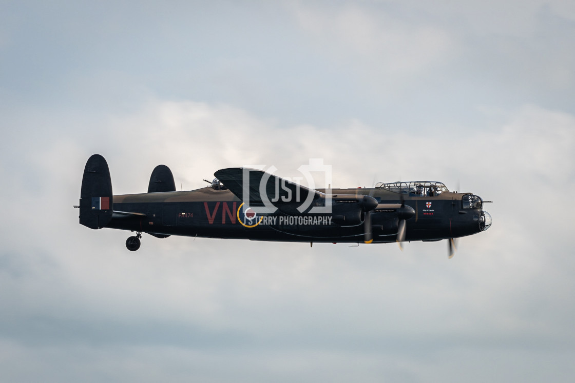 "BBMF Avro Lancaster PA474" stock image