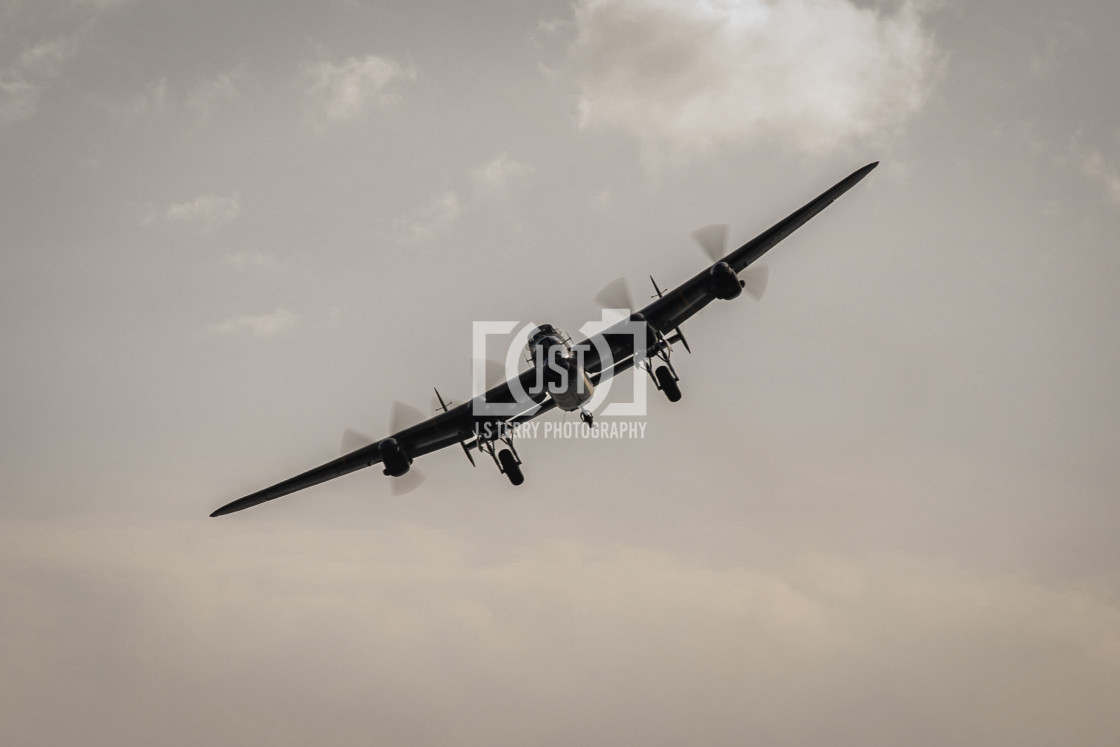 "BBMF Avro Lancaster PA474" stock image