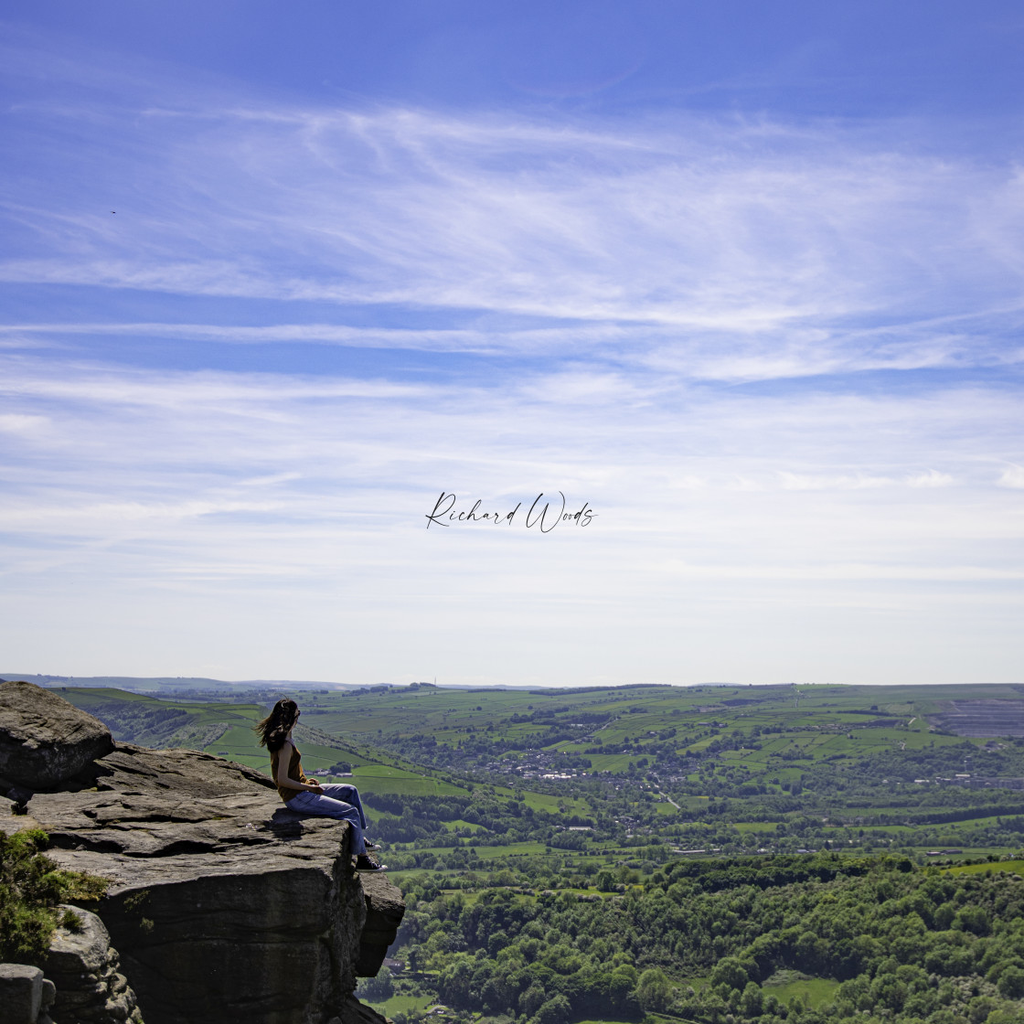 "Bamford Edge, Peak District, UK" stock image