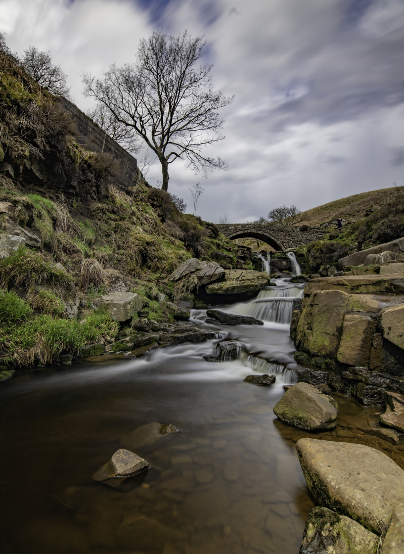 "Three Shires Head, Peak District, UK" stock image