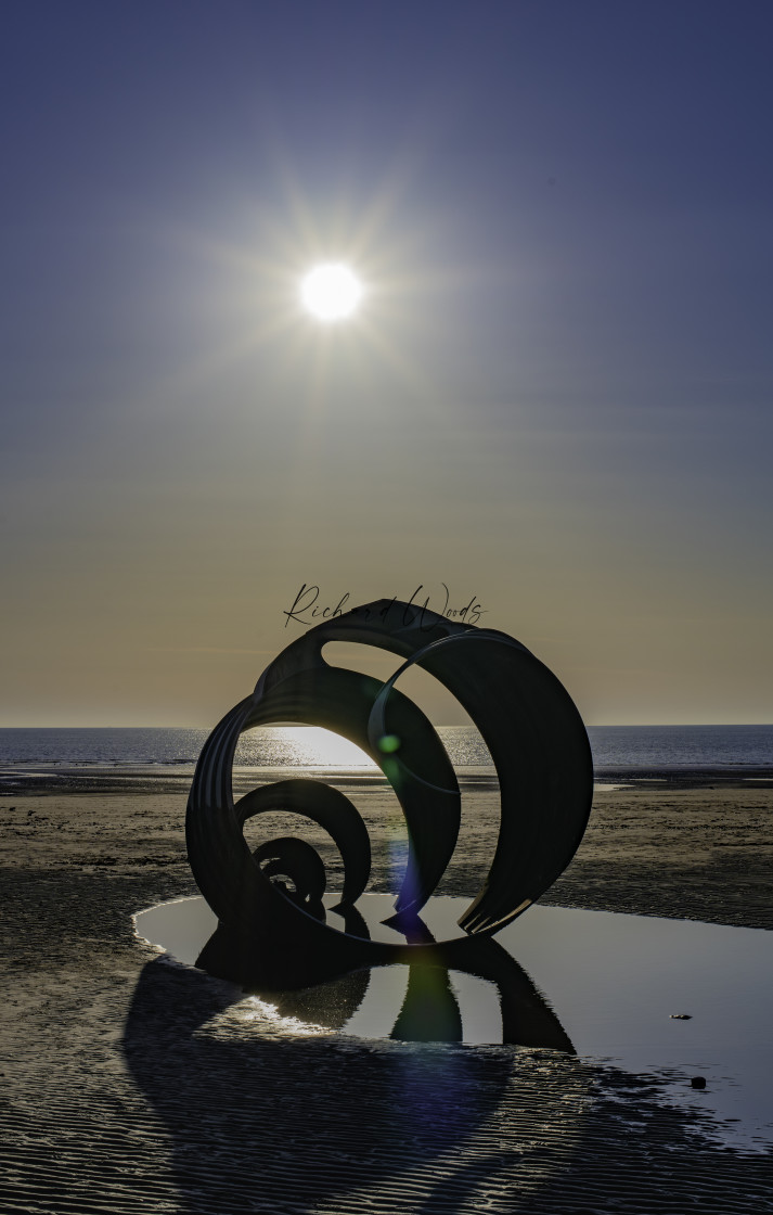 "Mary's Shell, Cleveleys, Cleveleys, UK" stock image