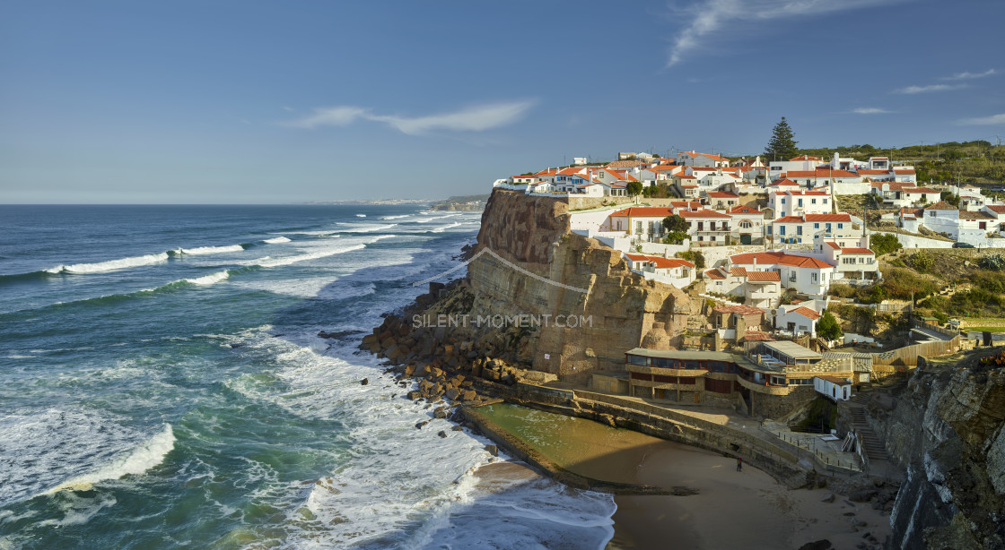 "Küstenstadt Azenhas do Mar, Portugal" stock image