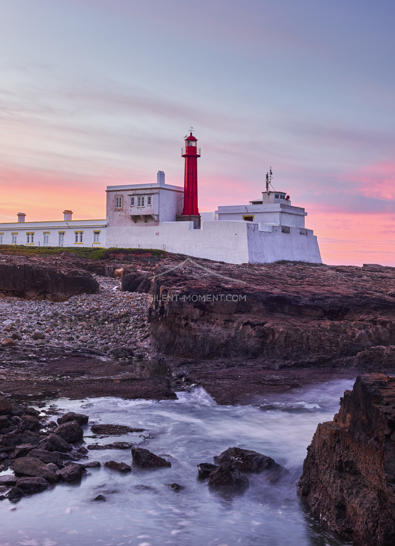 "Leuchtturm Cabo Raso, Lissabon, Portugal" stock image