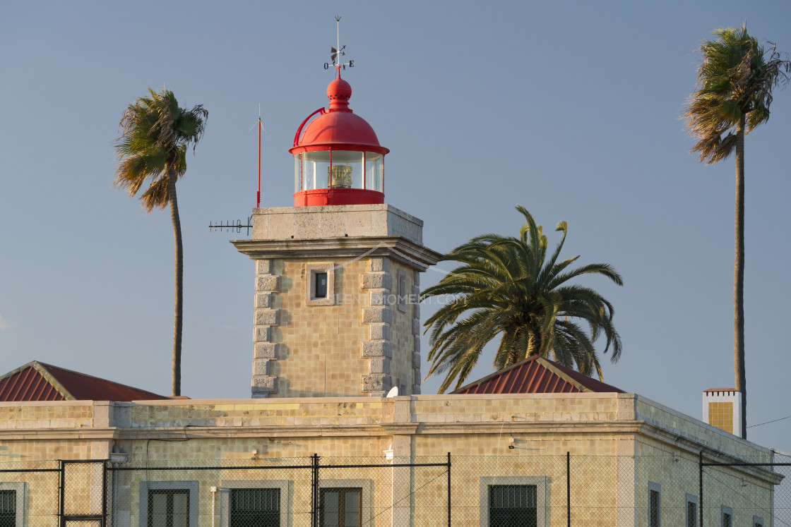 "Leuchtturm Ponta da Piedade, Lagos, Algarve, Portugal" stock image