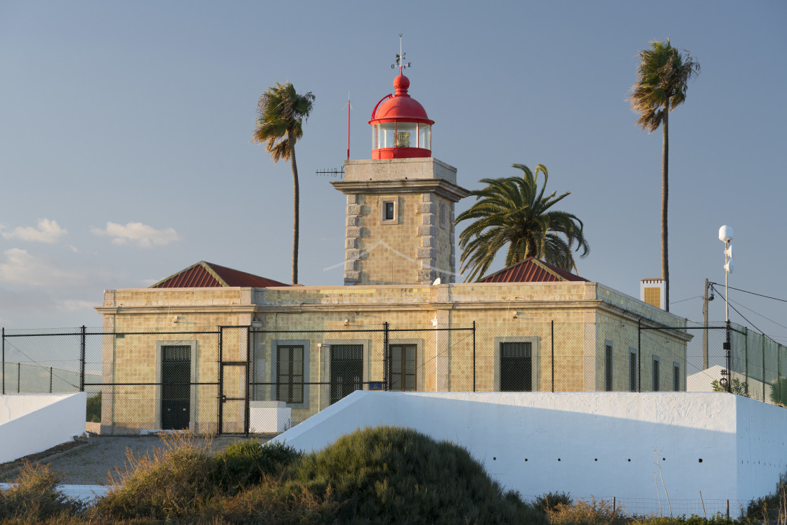 "Leuchtturm Ponta da Piedade, Lagos, Algarve, Portugal" stock image