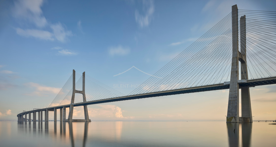 "Vasco da Gama Brücke, Lissabon, Portugal" stock image