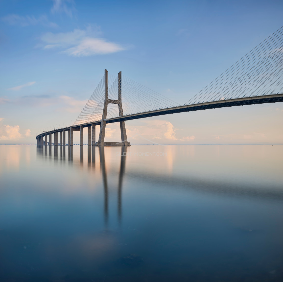 "Vasco da Gama Brücke, Lissabon, Portugal" stock image