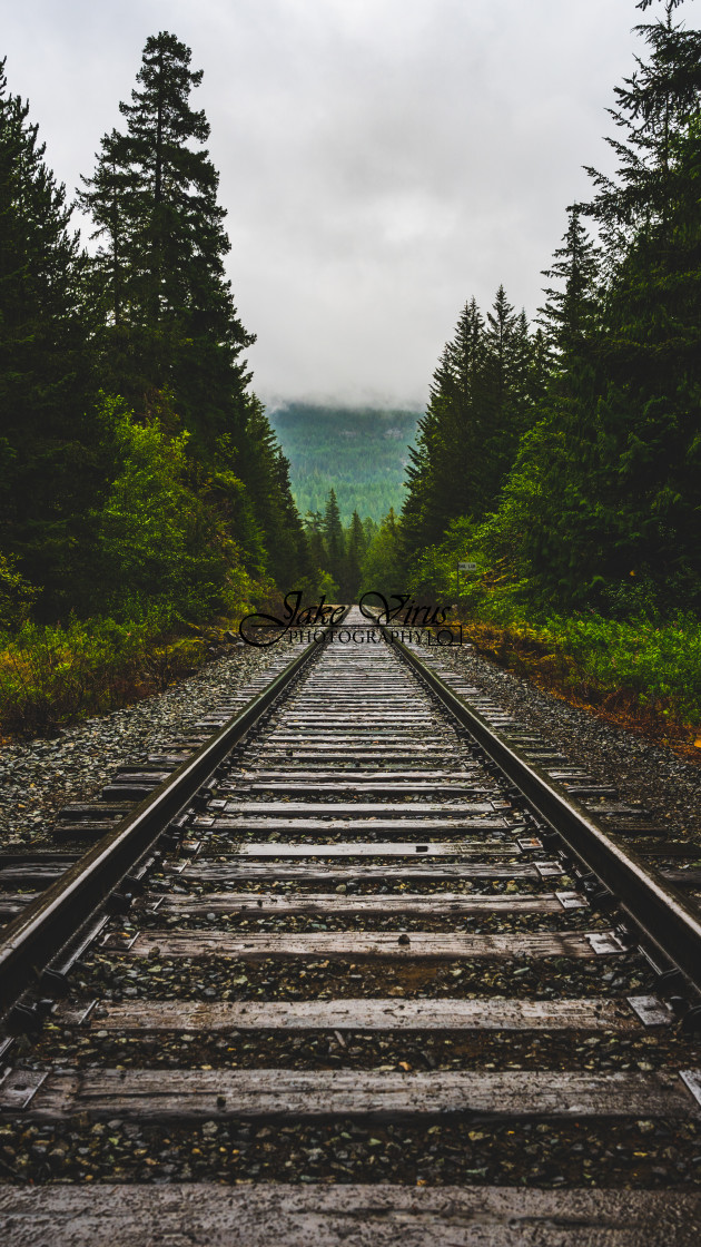 "The Long Train To Canada" stock image