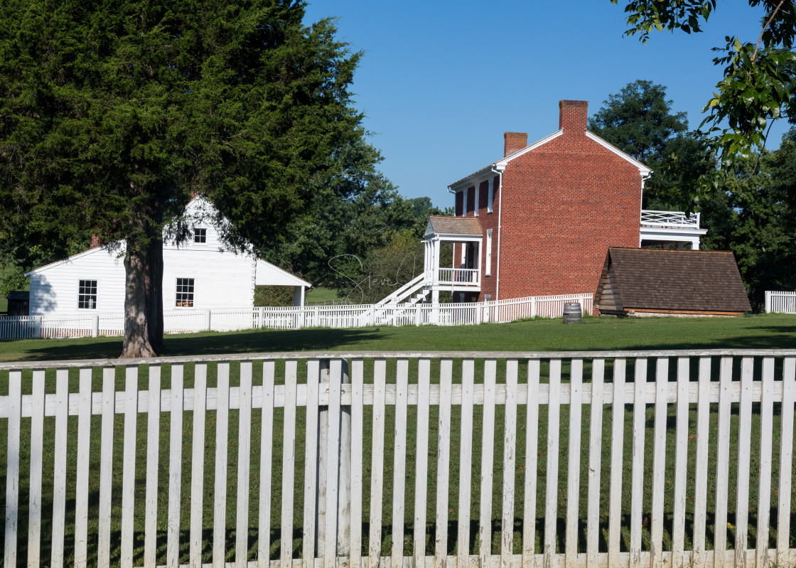 "McLean House at Appomattox Court House National Park" stock image
