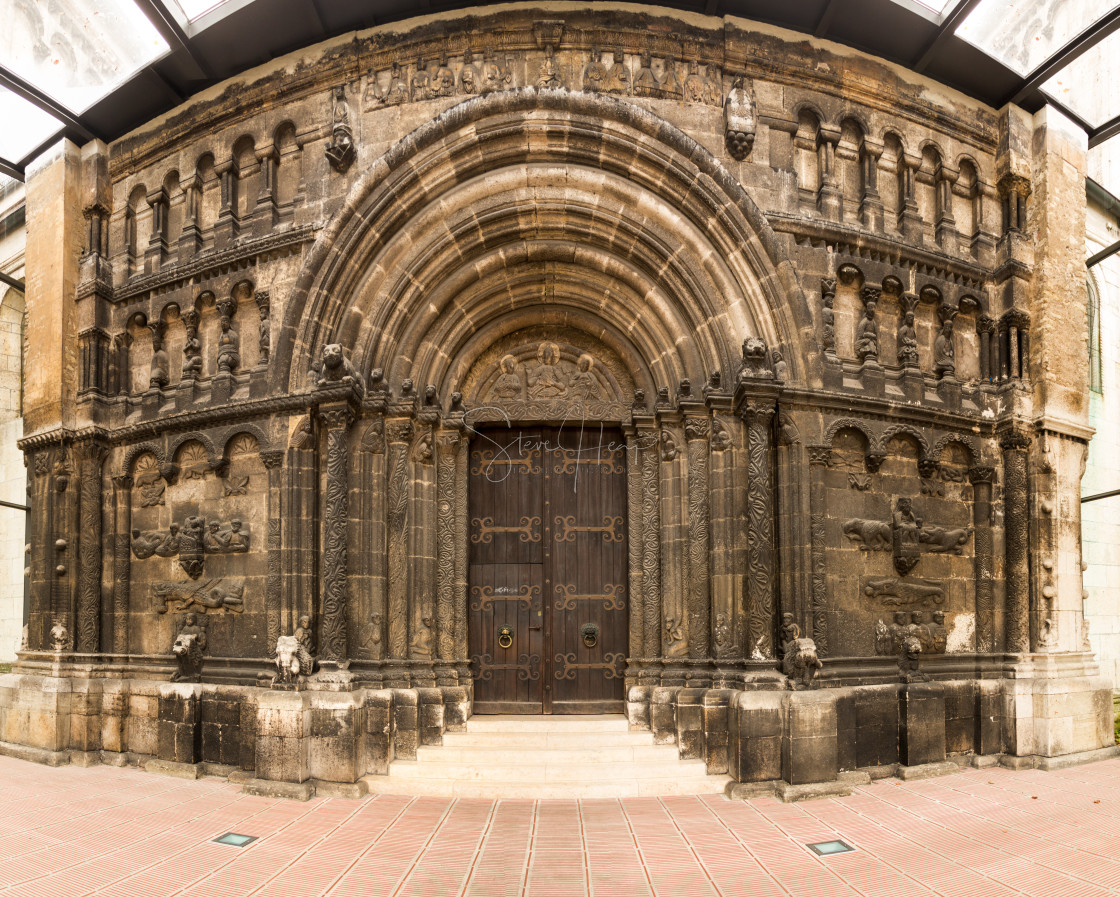 "St Jacob Monastery entrance Regensburg" by Steve Heap - $8.24 "St Jacob Monastery entrance Regensburg" stock image