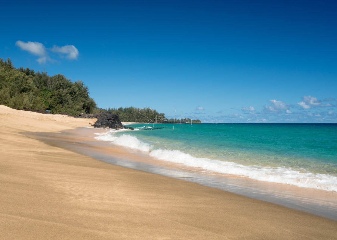 "Lumahai Beach Kauai on calm day" by Steve Heap - $8.21 "Lumahai Beach Kauai on calm day" stock image