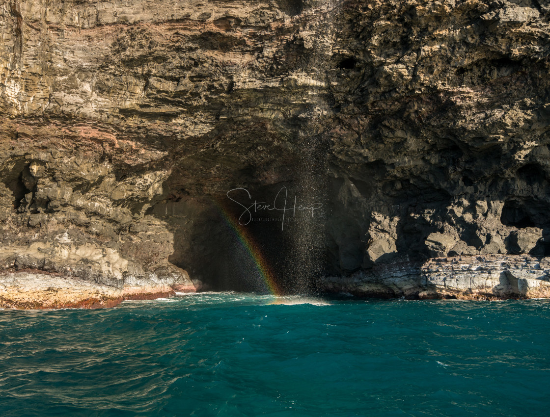 "Na Pali coastline taken from sunset cruise along Kauai shore" by Steve Heap - $8.25 "Na Pali coastline taken from sunset cruise along Kauai shore" stock image