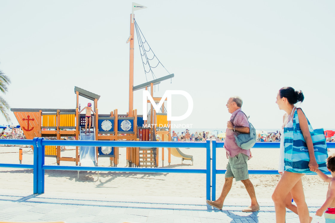 "Alicante beach boat" stock image