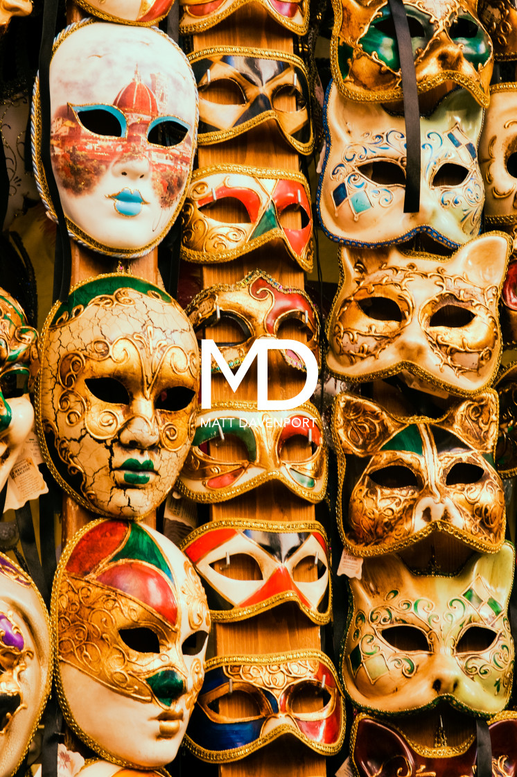 "Florentine Masks" stock image