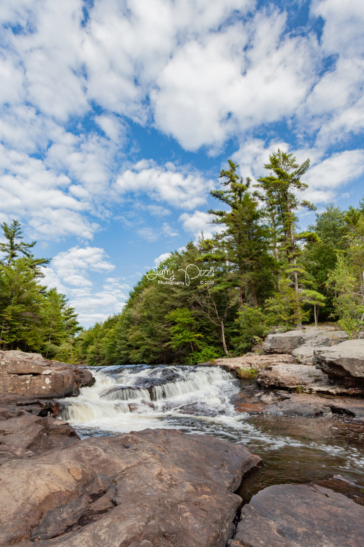 "Tobyhanna Falls" stock image