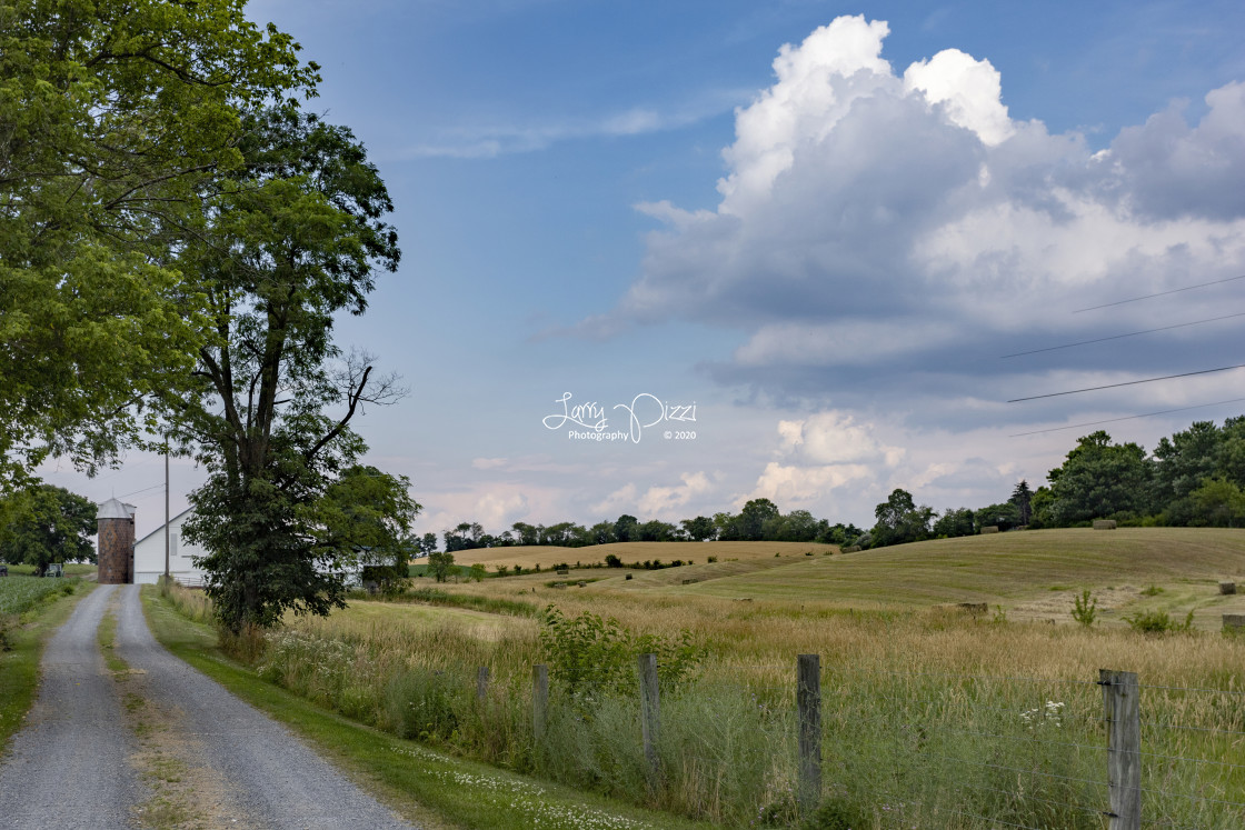 "Down a Country Lane" stock image