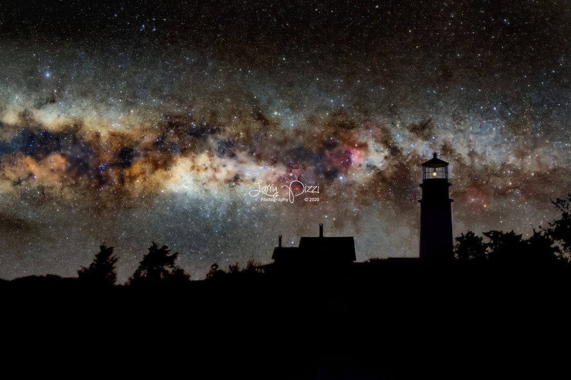 "The Milky Way, North Truro, Massachusetts (2)" stock image