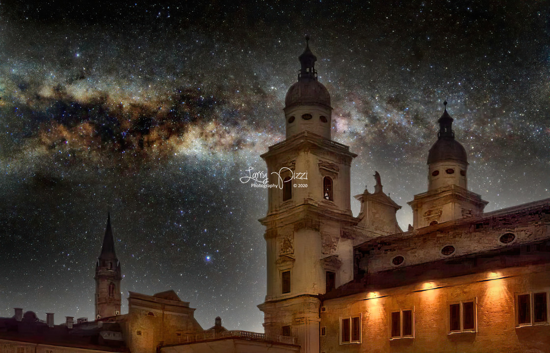 "The Milky Way, Salzburg, Austria (3)" stock image