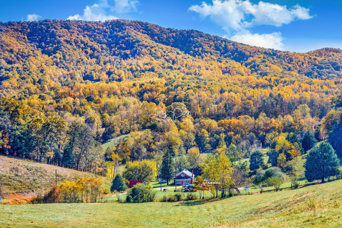 "Autumn in the Blue Ridge Mountains (3)" stock image