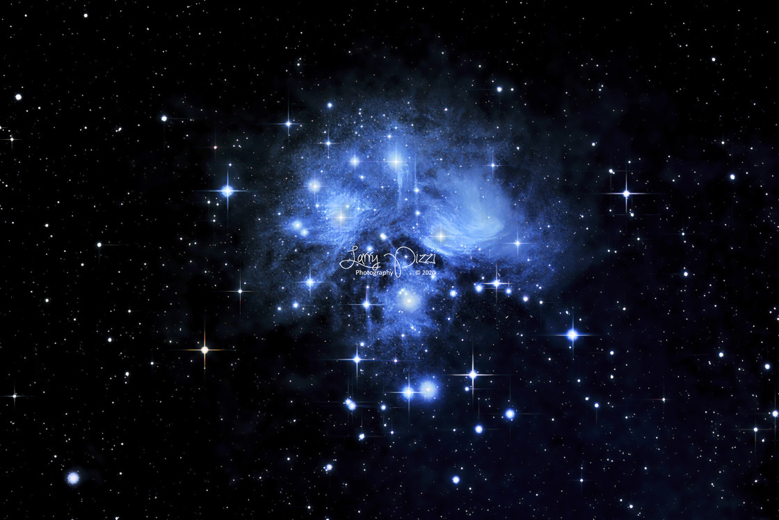 "The Pleiades" stock image