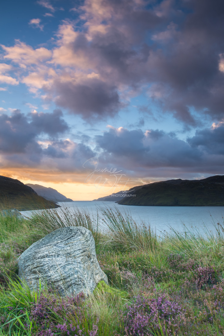 "Loch Shiphoirt, Isle of Lewis" stock image