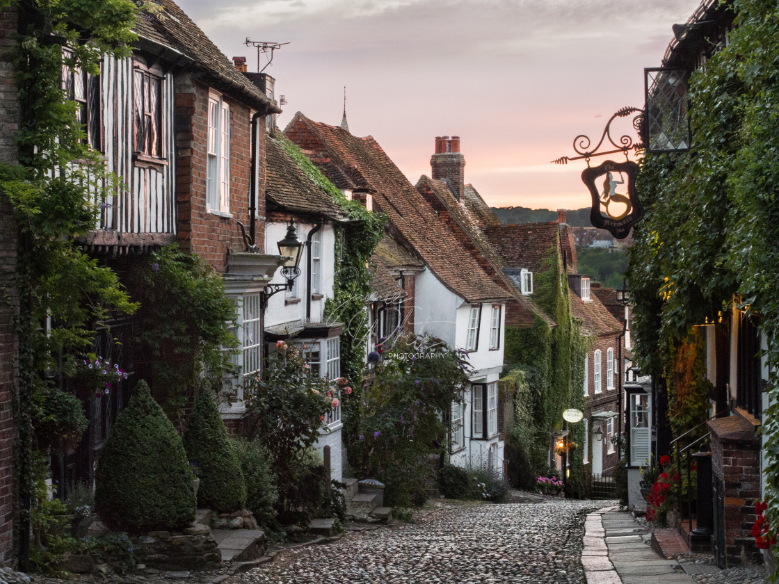 "Mermaid street, Rye" stock image