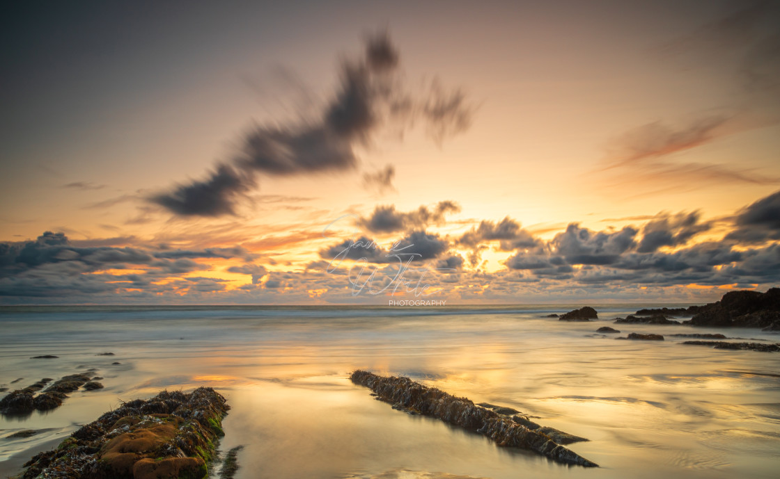 "Cornish coastline" stock image